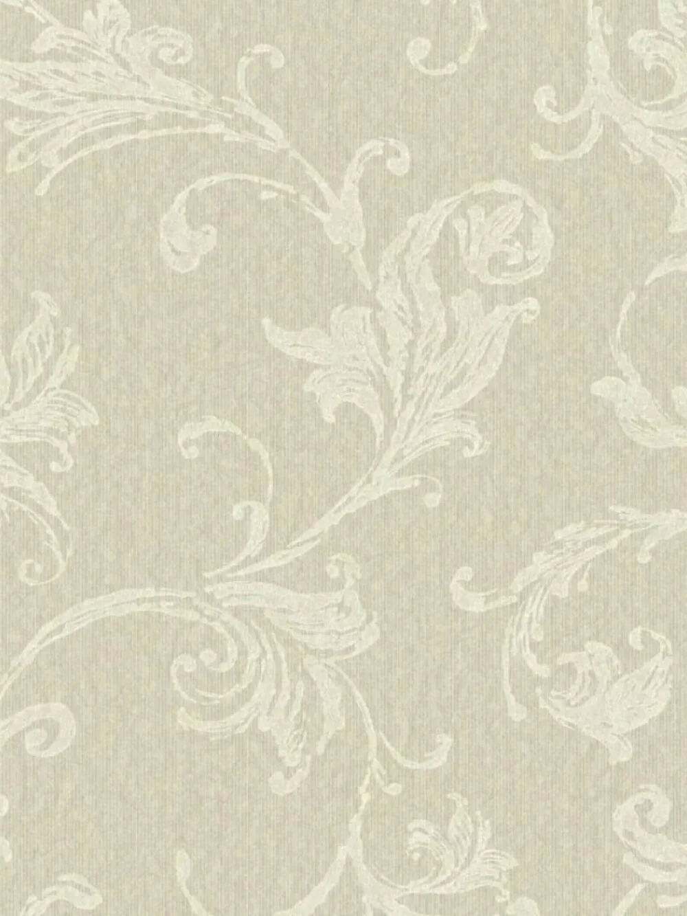 Elegant Pearlescent Tan Burlap Textured Scroll Wallpaper-Double roll N Northeast